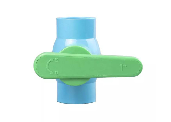 물 조절을 위한 플라스틱 PVC 볼 밸브 ABS 핸들 소켓