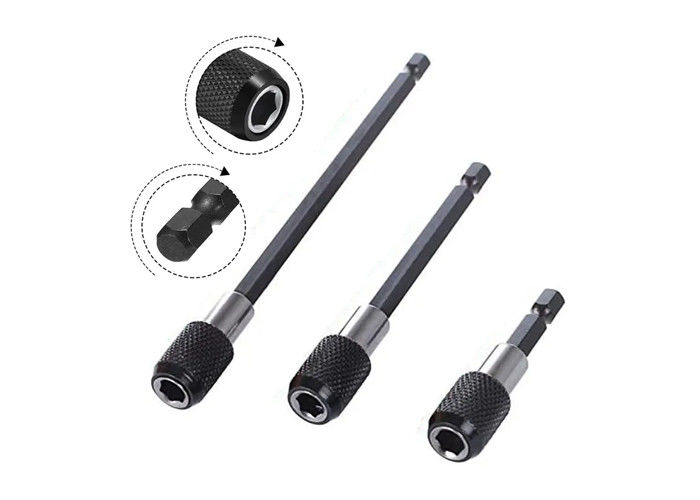 1/4 인치 헤드 확장 바드 팩 자기 스크루드라이버 빠른 전송 레버 자물쇠 확장 바드 150mm 핸드 도구