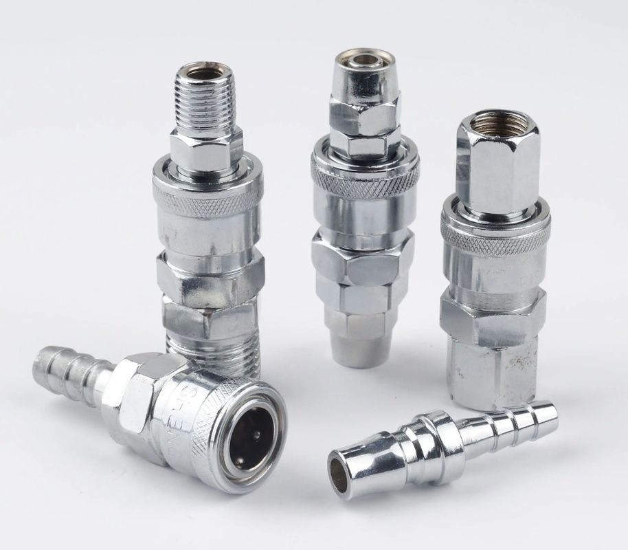 산업용 기압 빠른 결합 연결 장치 BSPP / NPT / G 스레드 1.0MPa Nitto / Cejn / Rectus 호환