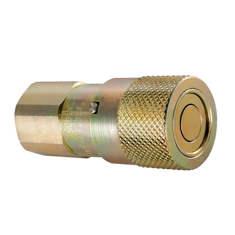 진크로 덮인 철강 수압 빠른 결합기 Iso 시리즈 Iso 16028-Cb-Sp-6fn-Qa