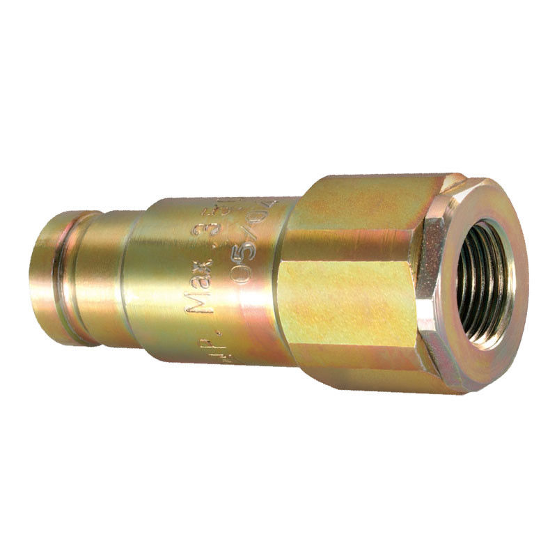 진크로 덮인 철강 수압 빠른 결합기 Iso 시리즈 Iso 16028-Cb-Sp-6fn-Qa