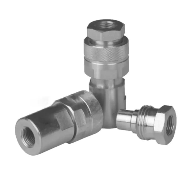 CB-VVS Steel thread locked type chrome plating hydraulic quick coupling